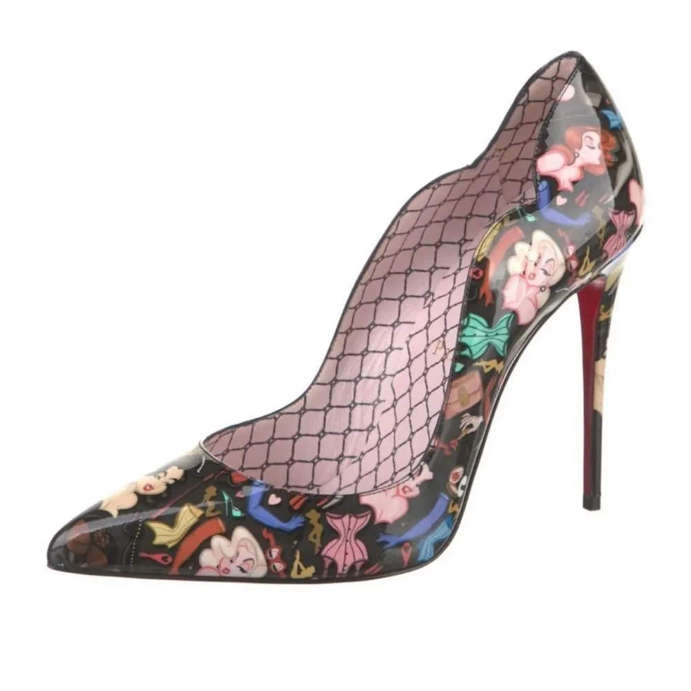 Christian Louboutin Printed Pumps - Picture 2 of 6